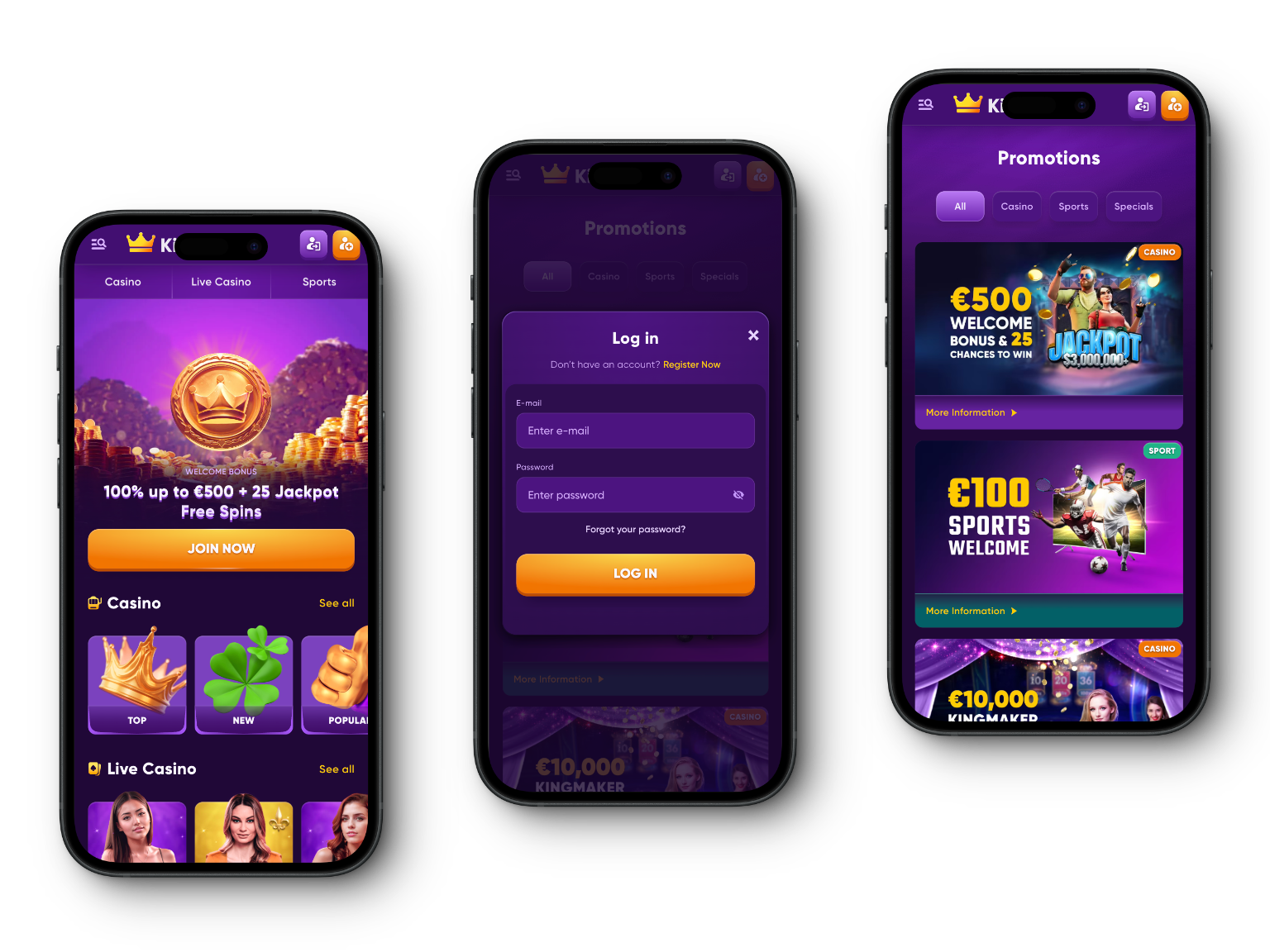 Download Kingmaker Casino App and Play Your Favourite Pokies